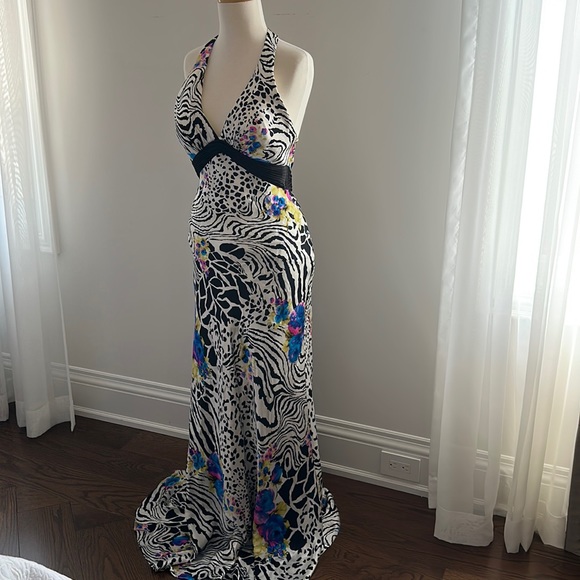 La Femme evening gown/dress sz8 with open back Prom - Picture 1 of 7